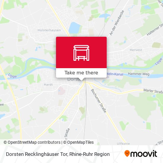 Dorsten Recklinghäuser Tor map