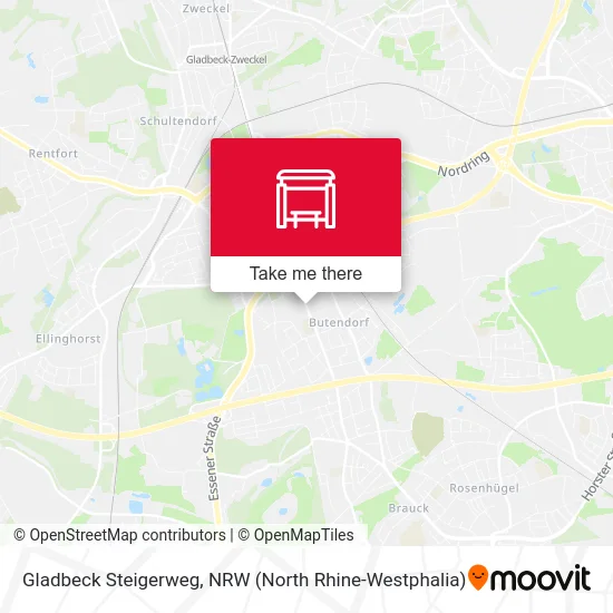 Gladbeck Steigerweg map