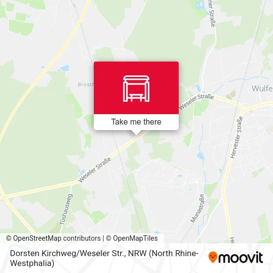 Карта Dorsten Kirchweg/Weseler Str.