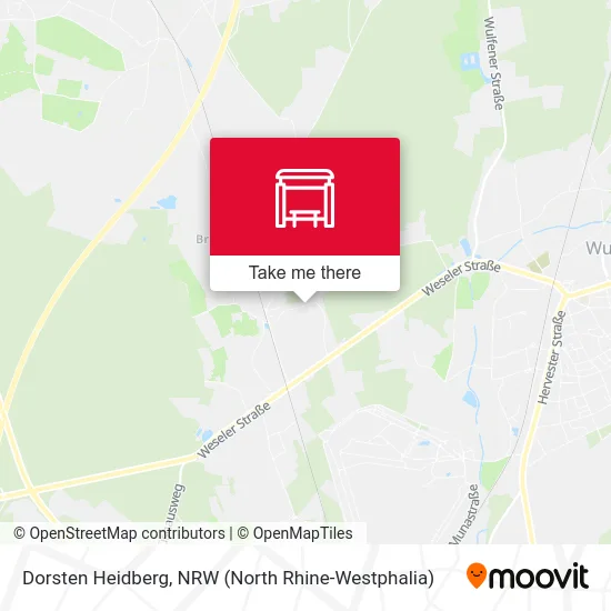 Карта Dorsten Heidberg