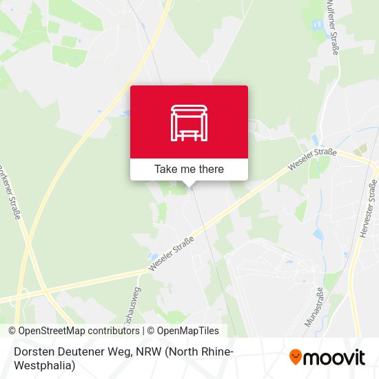 Карта Dorsten Deutener Weg