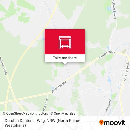 Карта Dorsten Deutener Weg