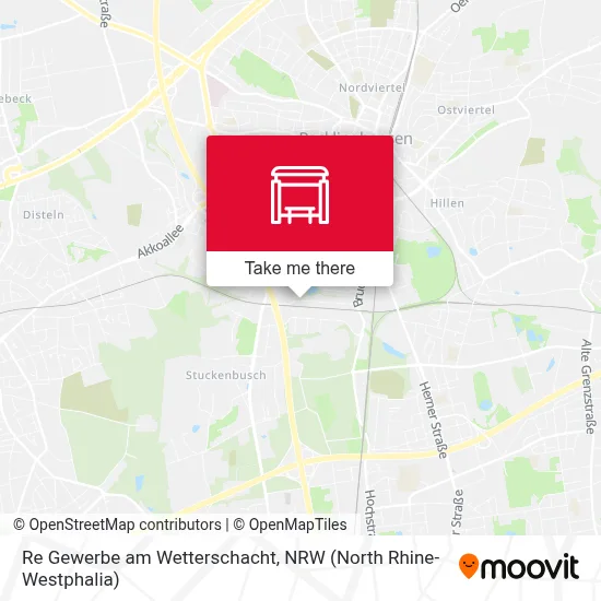 Re Gewerbe am Wetterschacht map