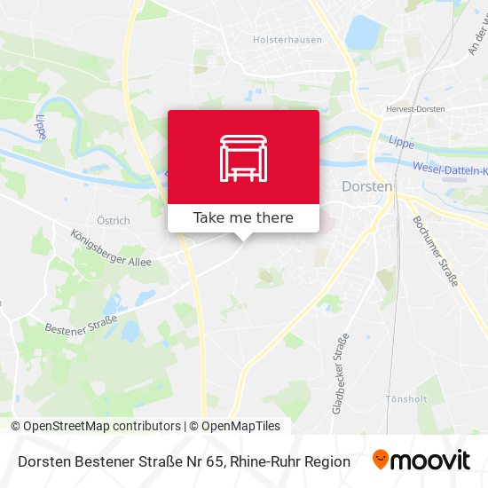 Dorsten Bestener Straße Nr 65 map
