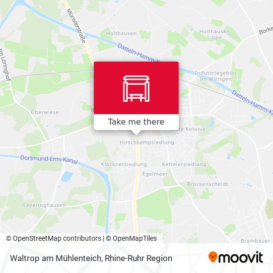 Waltrop am Mühlenteich map
