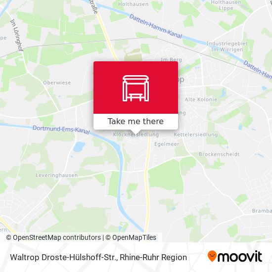 Waltrop Droste-Hülshoff-Str. map