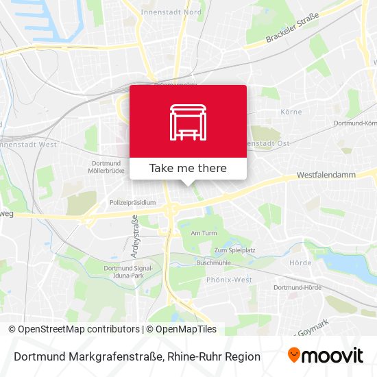 Dortmund Markgrafenstraße map