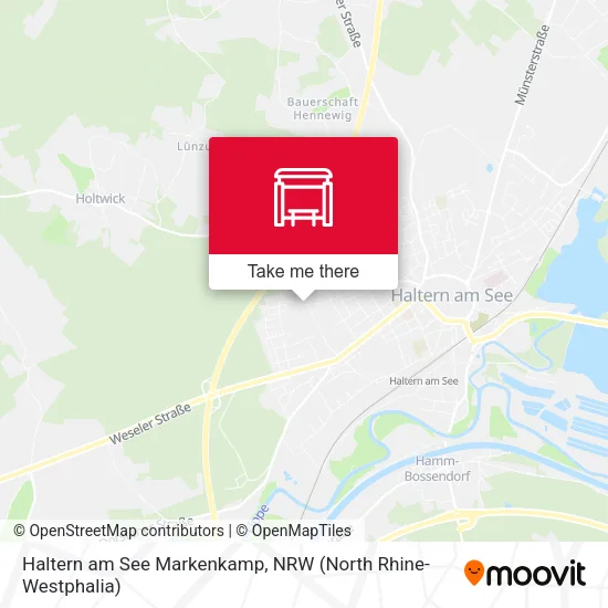 Карта Haltern am See Markenkamp