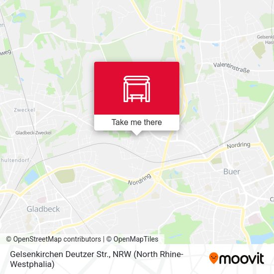 Карта Gelsenkirchen Deutzer Str.