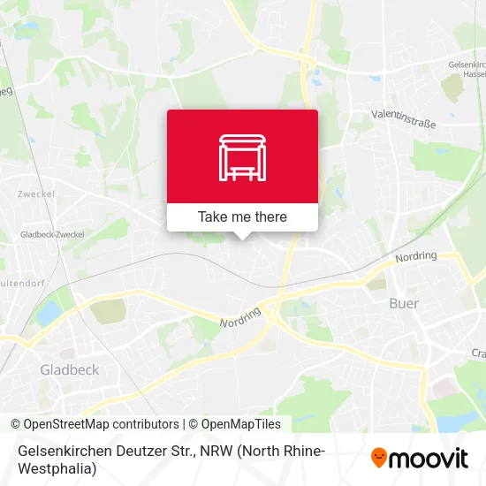 Карта Gelsenkirchen Deutzer Str.