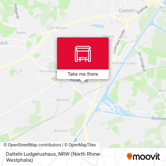 Datteln Ludgerushaus map