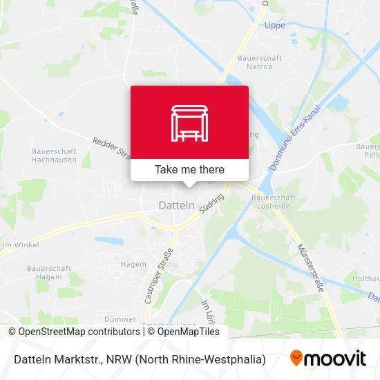Карта Datteln Marktstr.