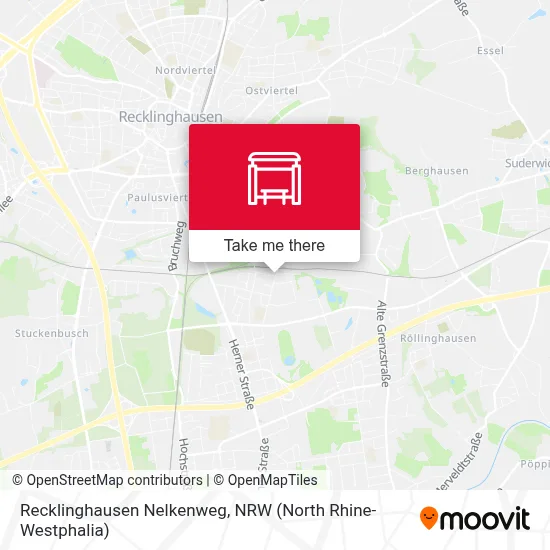 Recklinghausen Nelkenweg map