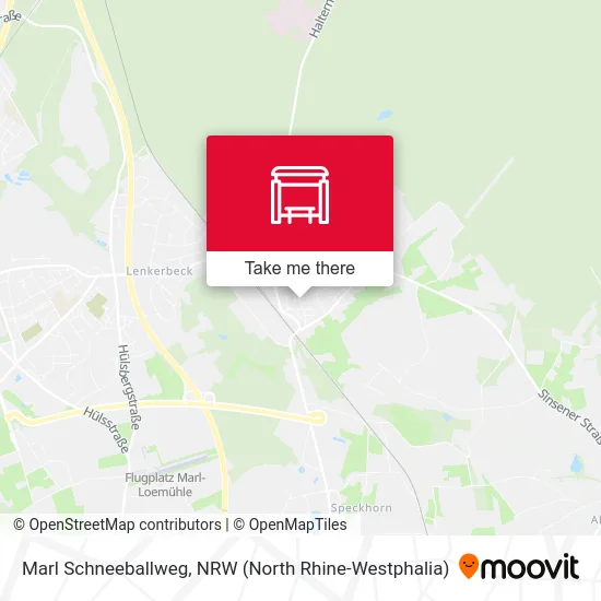 Marl Schneeballweg map