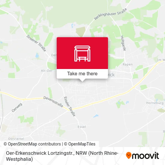 Карта Oer-Erkenschwick Lortzingstr.