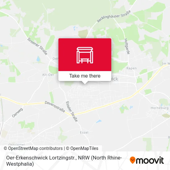 Карта Oer-Erkenschwick Lortzingstr.