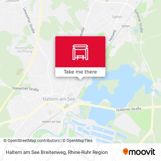 Haltern am See Breitenweg map