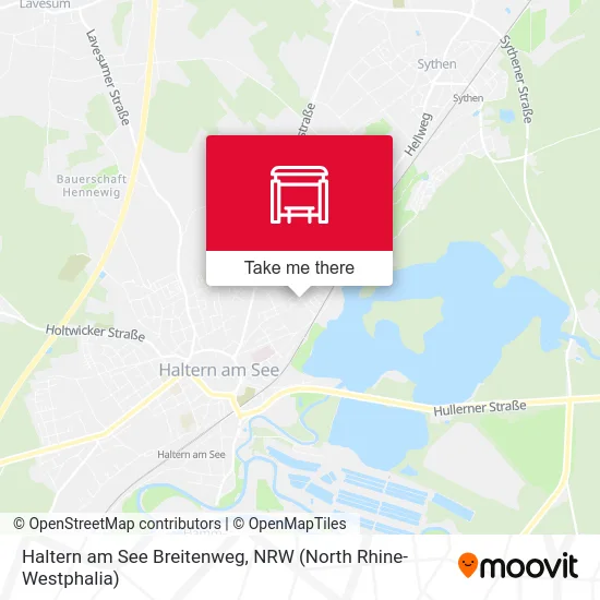 Haltern am See Breitenweg map