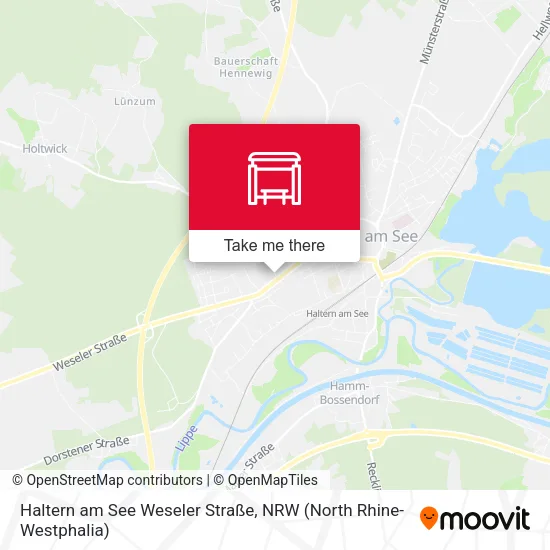 Карта Haltern am See Weseler Straße
