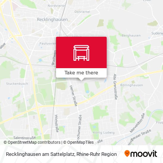 Recklinghausen am Sattelplatz map