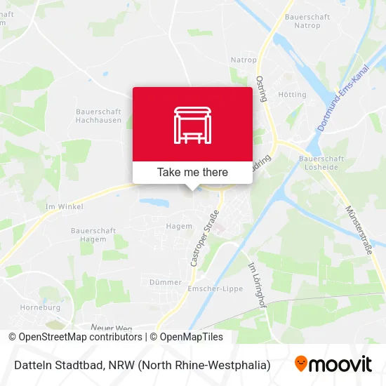 Карта Datteln Stadtbad