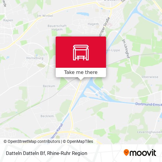 Datteln Datteln Bf map