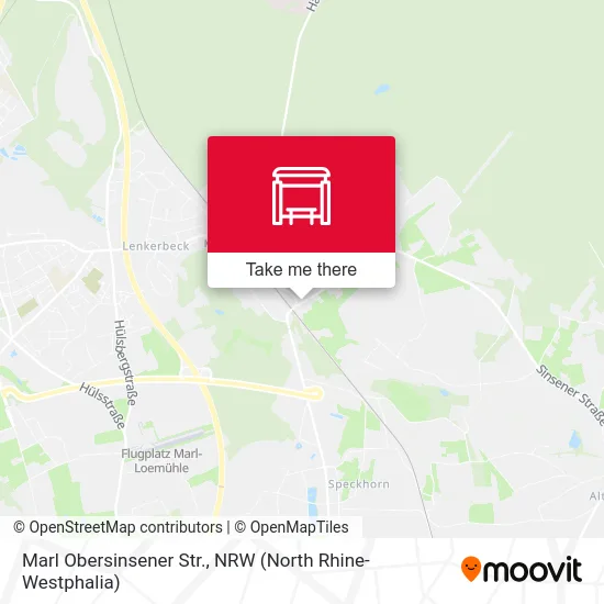 Marl Obersinsener Str. map