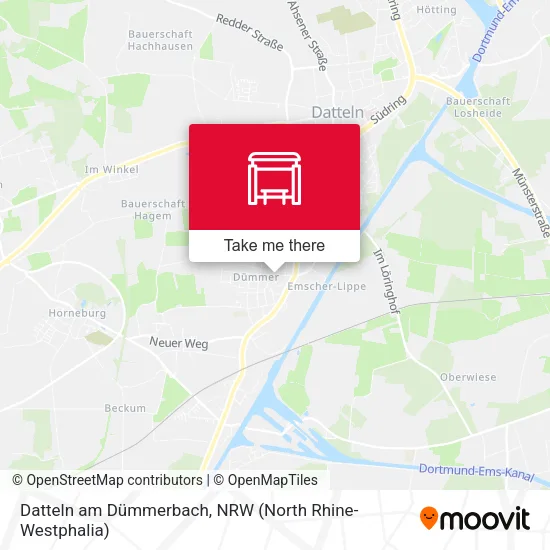 Карта Datteln am Dümmerbach
