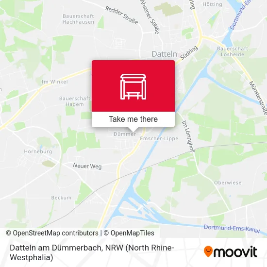 Карта Datteln am Dümmerbach