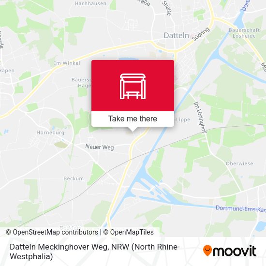 Карта Datteln Meckinghover Weg