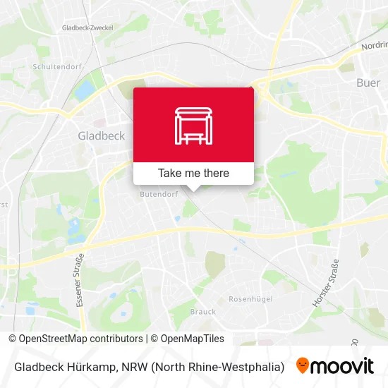 Карта Gladbeck Hürkamp