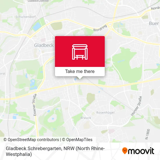 Gladbeck Schrebergarten map