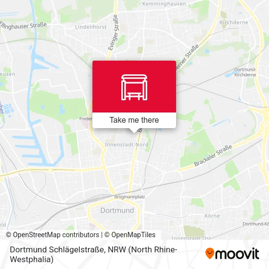 Карта Dortmund Schlägelstraße