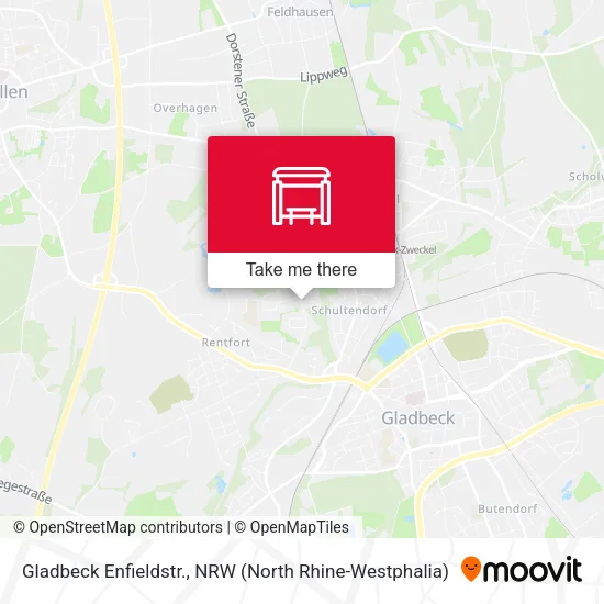 Карта Gladbeck Enfieldstr.