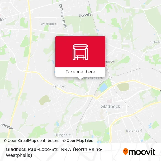 Карта Gladbeck Paul-Löbe-Str.