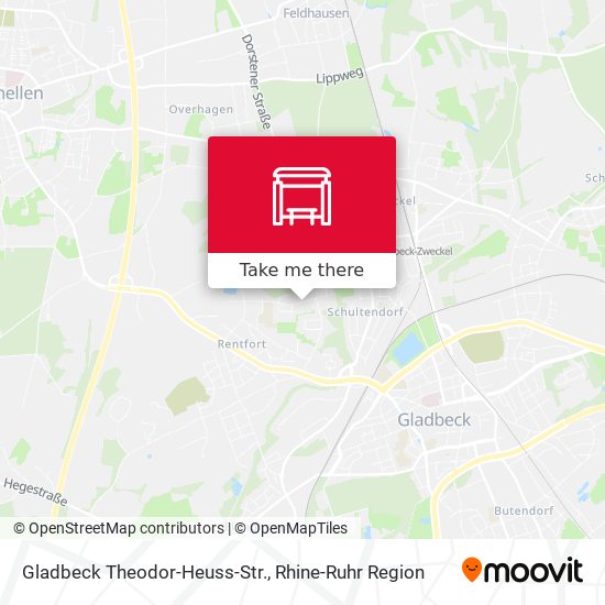 Gladbeck Theodor-Heuss-Str. map