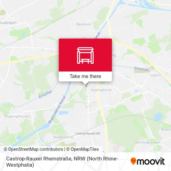 Карта Castrop-Rauxel Rheinstraße