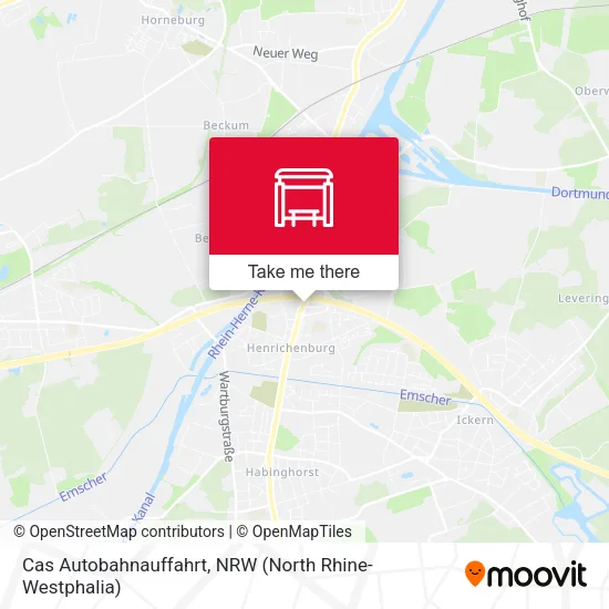 Карта Cas Autobahnauffahrt