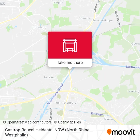 Карта Castrop-Rauxel Heidestr.