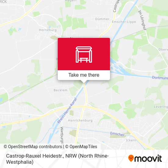 Карта Castrop-Rauxel Heidestr.