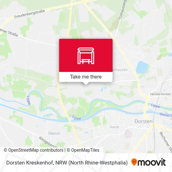 Dorsten Kreskenhof map