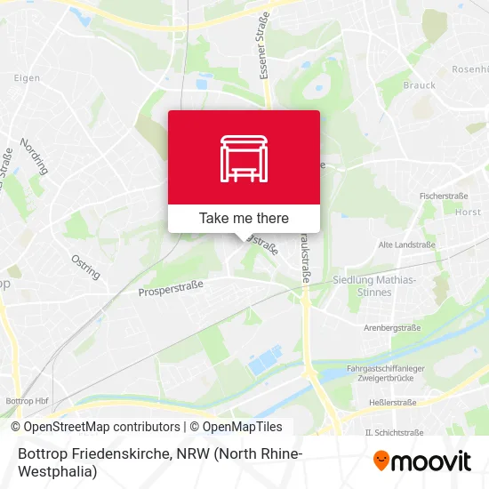 Bottrop Friedenskirche map