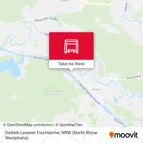 Datteln Levener Fischteiche map