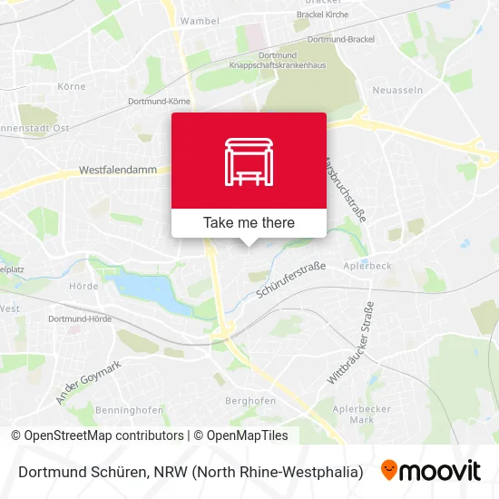 Карта Dortmund Schüren