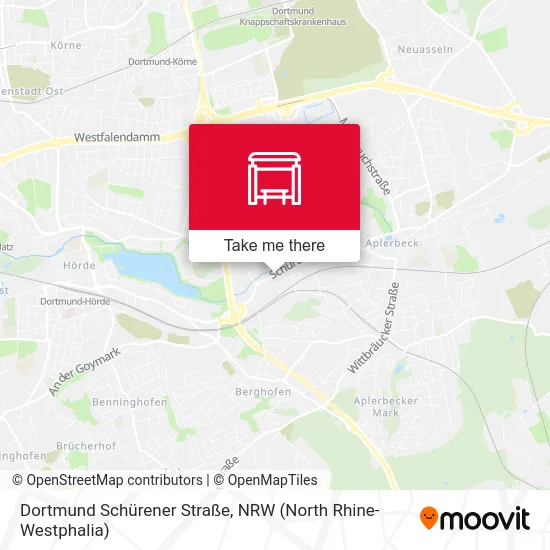 Карта Dortmund Schürener Straße