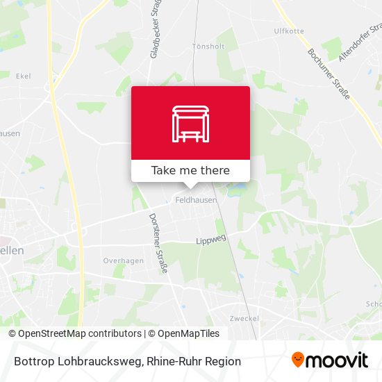 Bottrop Lohbraucksweg map
