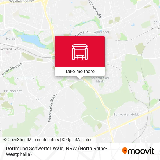 Dortmund Schwerter Wald map