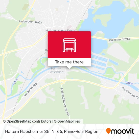 Haltern Flaesheimer Str. Nr 66 map