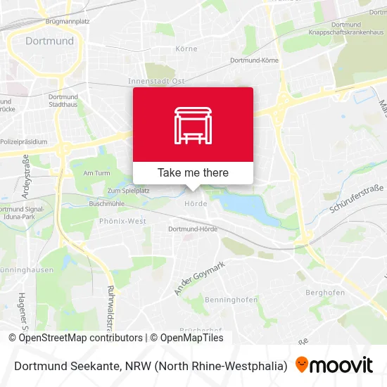 Dortmund Seekante map