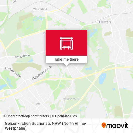 Карта Gelsenkirchen Buchenstr